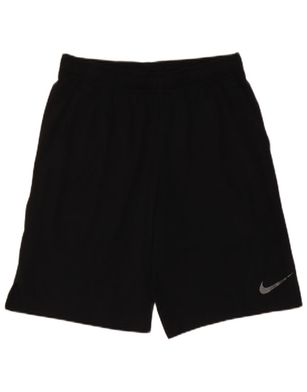 Мужские спортивные шорты Nike Dri Fit, маленькие черные, полиэстер