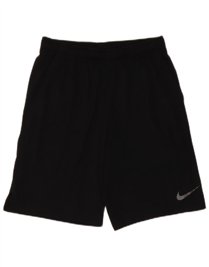 Мужские спортивные шорты Nike Dri Fit, маленькие черные, полиэстер