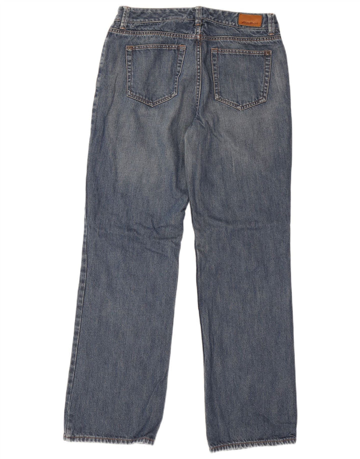 Женские прямые джинсы EDDIE BAUER US 6, средние W30 L30, синие, хлопок