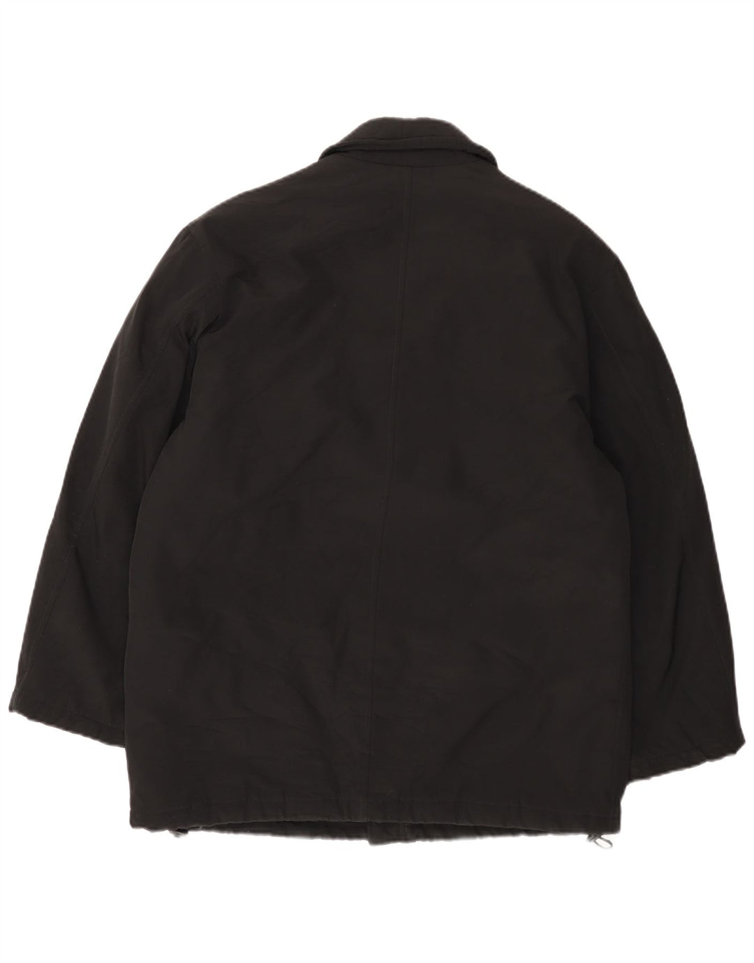 Синяя мужская куртка свободного покроя, Великобритания 36, маленький черный полиэстер