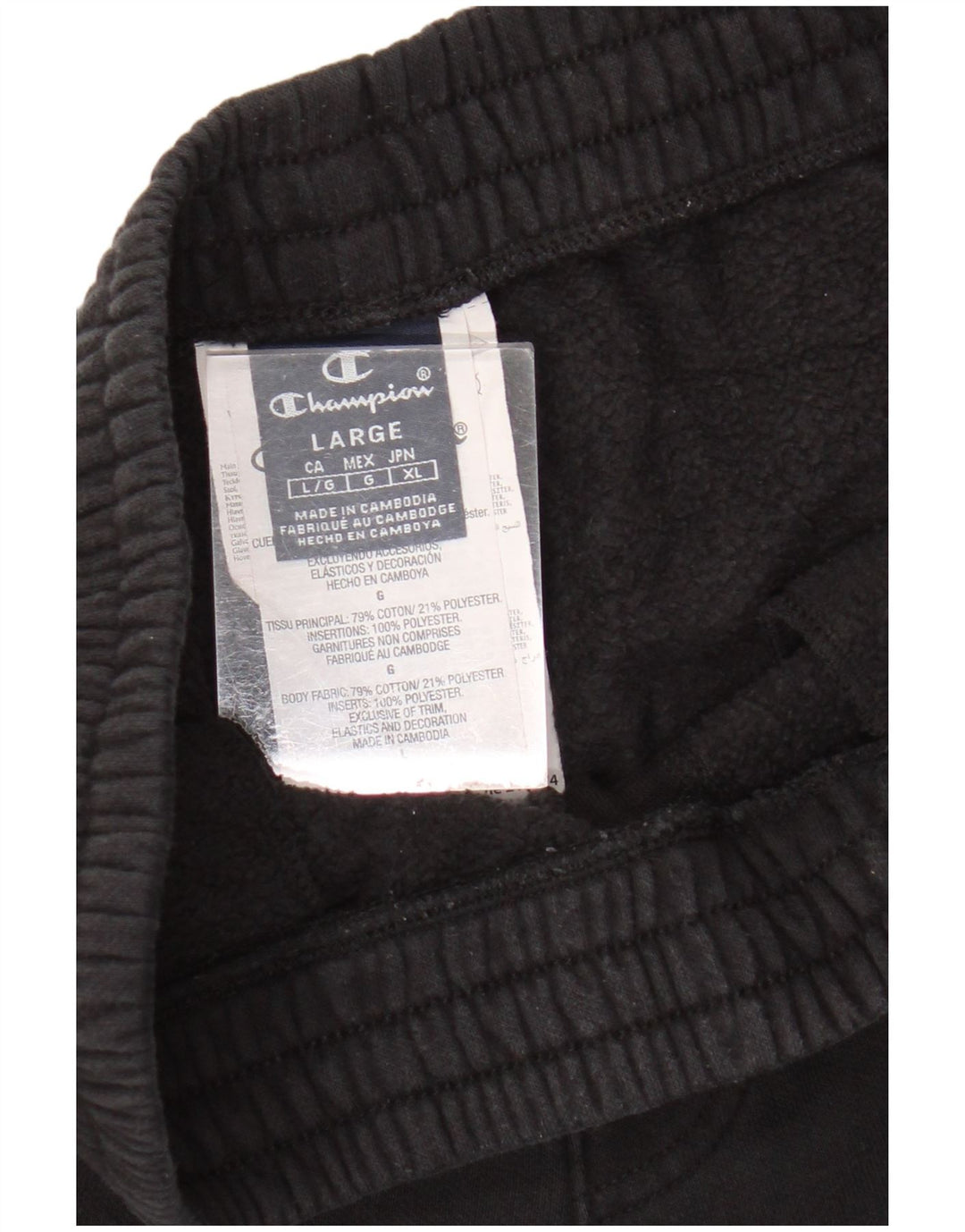 Мужские спортивные брюки с рисунком CHAMPION, брюки-джоггеры, большие черные цветные блоки