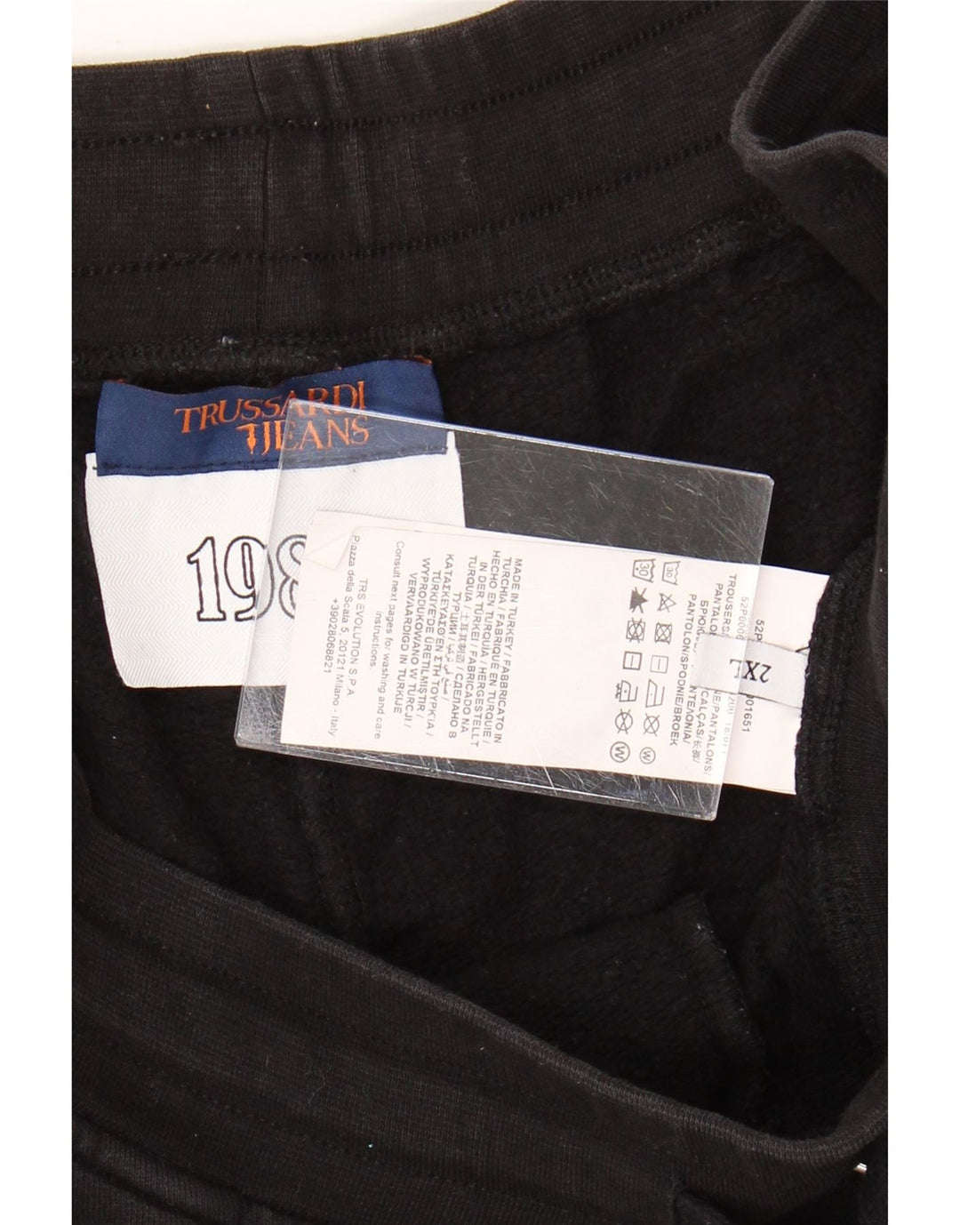 Trussardi женские UK 20 2XL, черные, хлопковые