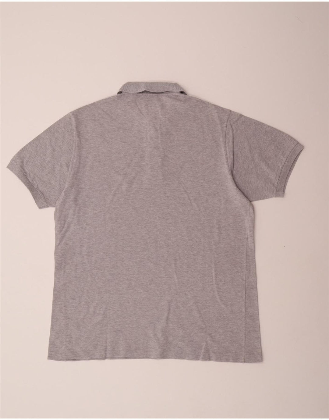 LACOSTE Mens Polo Shirt Size 6 XL Grey Cotton
