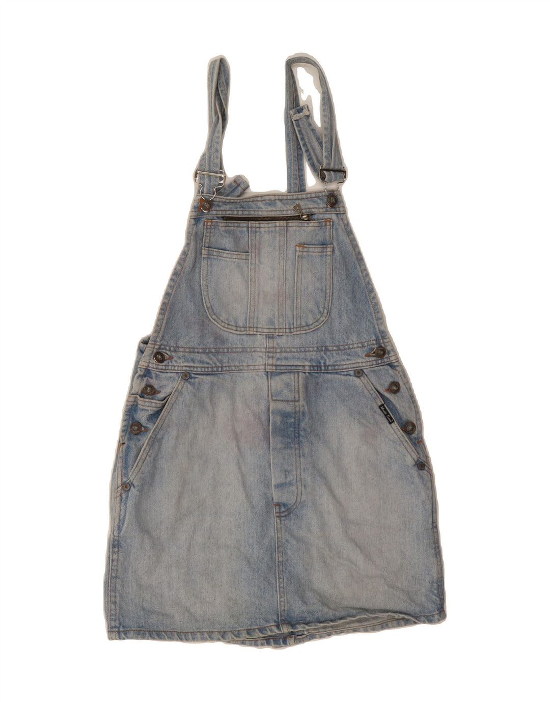 UNCLE SAM Womens Dungarees Denim Shorts Small W30 Blue Cotton Vintage Uncle Sam and Second-Hand Uncle Sam from Messina Hembry 