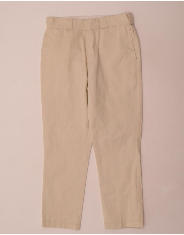 Мужские прямые брюки-чинос Dickies W32 L28 бежевого цвета из полиэстера