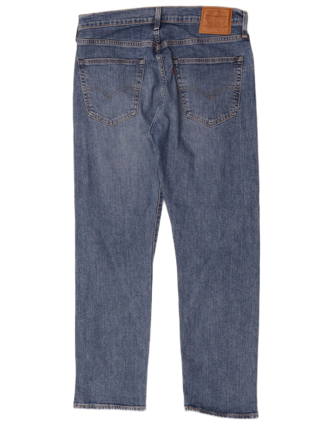 Мужские зауженные джинсы Levi's 502 W33 L30 синие, хлопок