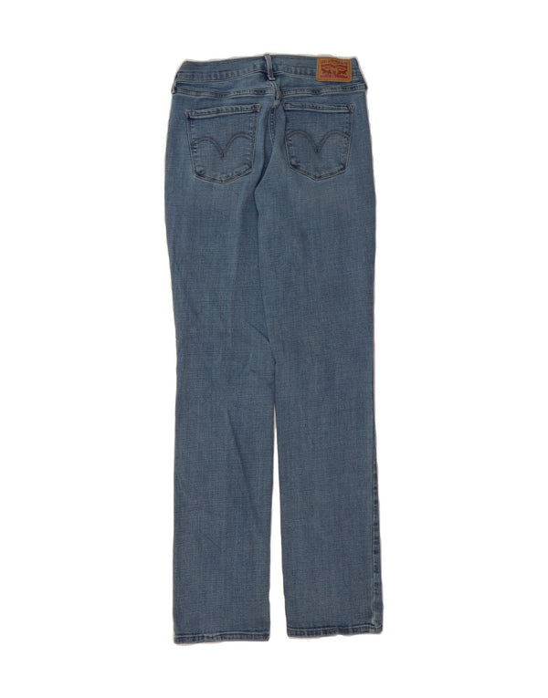 Женские прямые джинсы LEVI'S 505 США 4, маленькие W27 L34, синие, хлопок