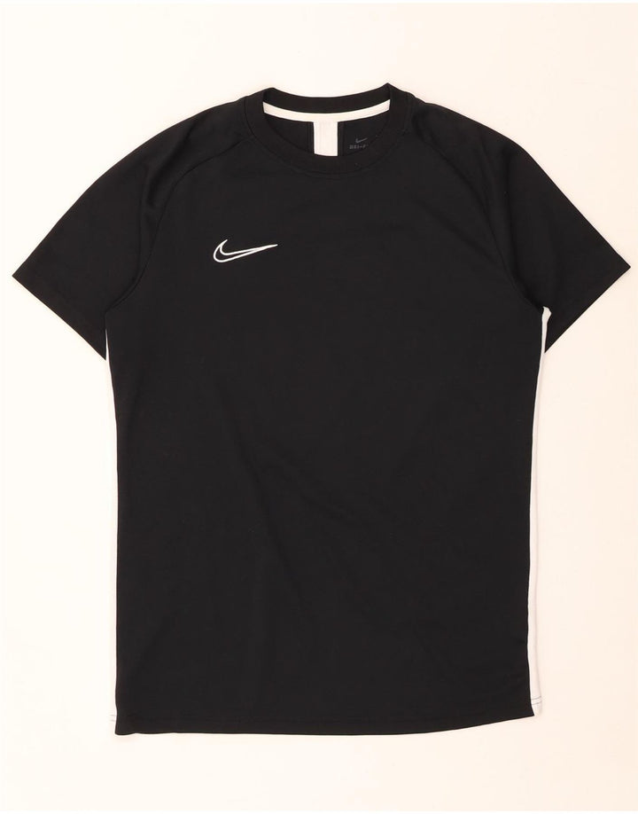 Мужская футболка NIKE Dri Fit, средний черный цветной блок