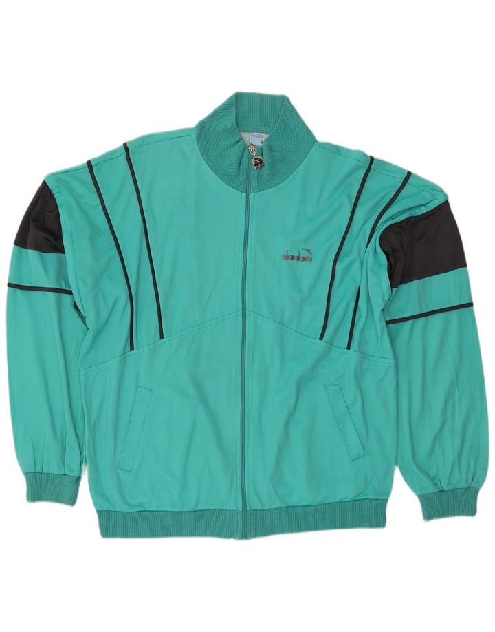 DIADORA Мужской спортивный костюм Top Jacket IT 54 XL Бирюзовый Цветной блок
