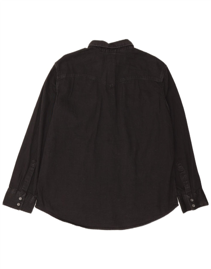 Мужская джинсовая рубашка Levi's Standard XL, черный хлопок