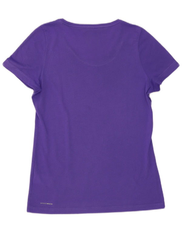 Женская футболка Reebok Top UK 12 Medium Purple Polyester