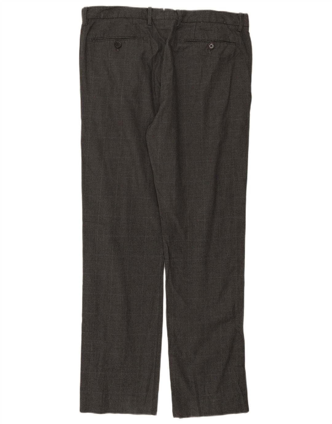 Мужские брюки-чиносы Gap Extra Sim Fit W34 L32, серые хлопковые брюки в клетку