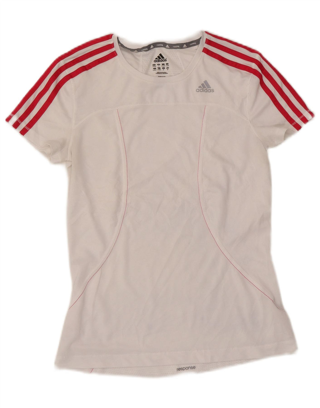 Женская футболка для бега Adidas Top UK 8/10, маленькая белая