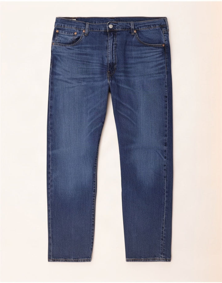 Мужские зауженные джинсы Levi's 502 W44 L27, синий хлопок