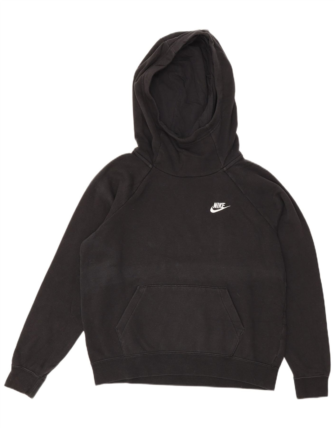 Женский джемпер с капюшоном большого размера Nike UK 14, средний черный, хлопок