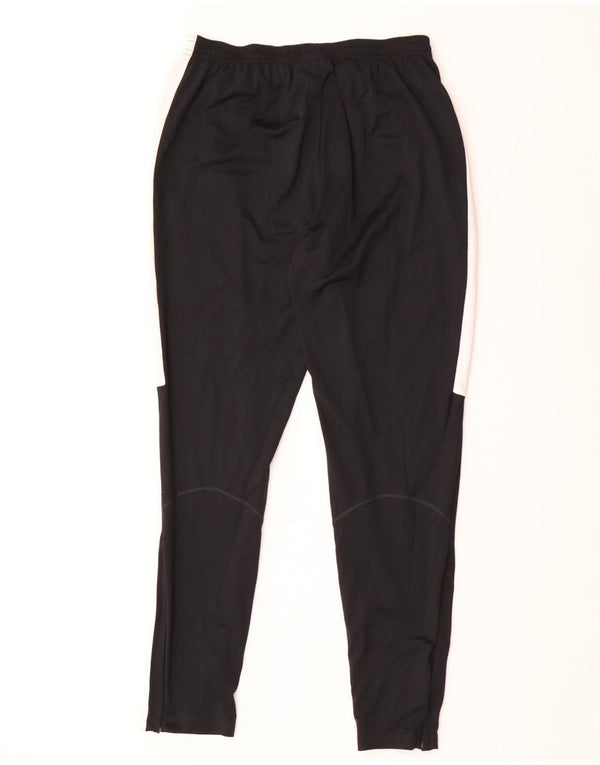 Мужские спортивные брюки Nike Dri Fit, большие черные полиэстер с цветными блоками