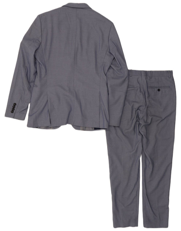 Мужской костюм на двух пуговицах Zara EU 48 Medium W32 L28 Синий