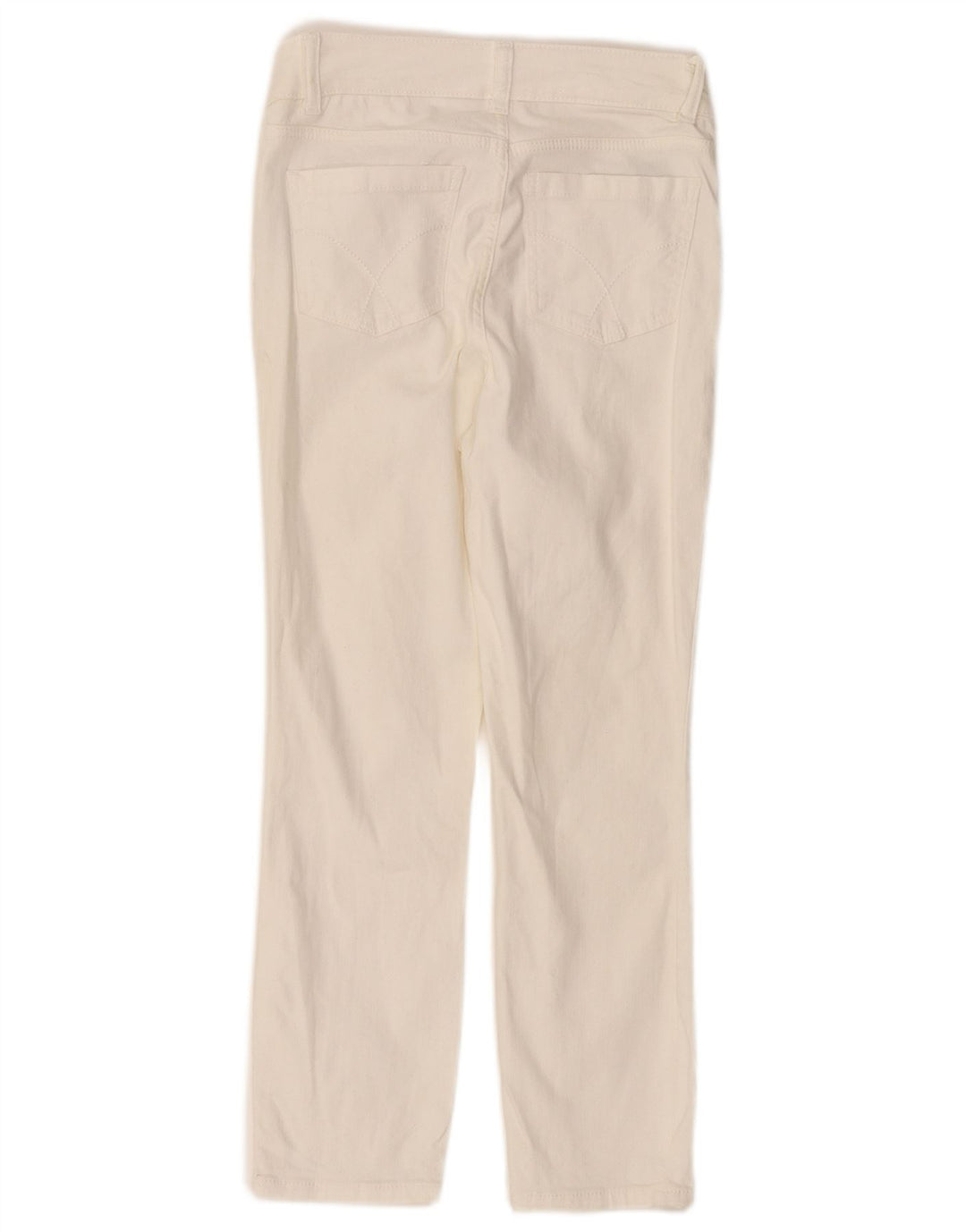 ОДЕЖДА ДЛЯ ЭКИПАЖА Женские укороченные джинсы с низкой талией UK 8 Small W26 L23 Белые