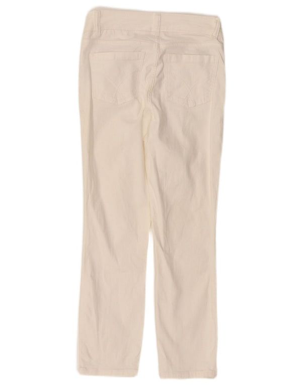 ОДЕЖДА ДЛЯ ЭКИПАЖА Женские укороченные джинсы с низкой талией UK 8 Small W26 L23 Белые