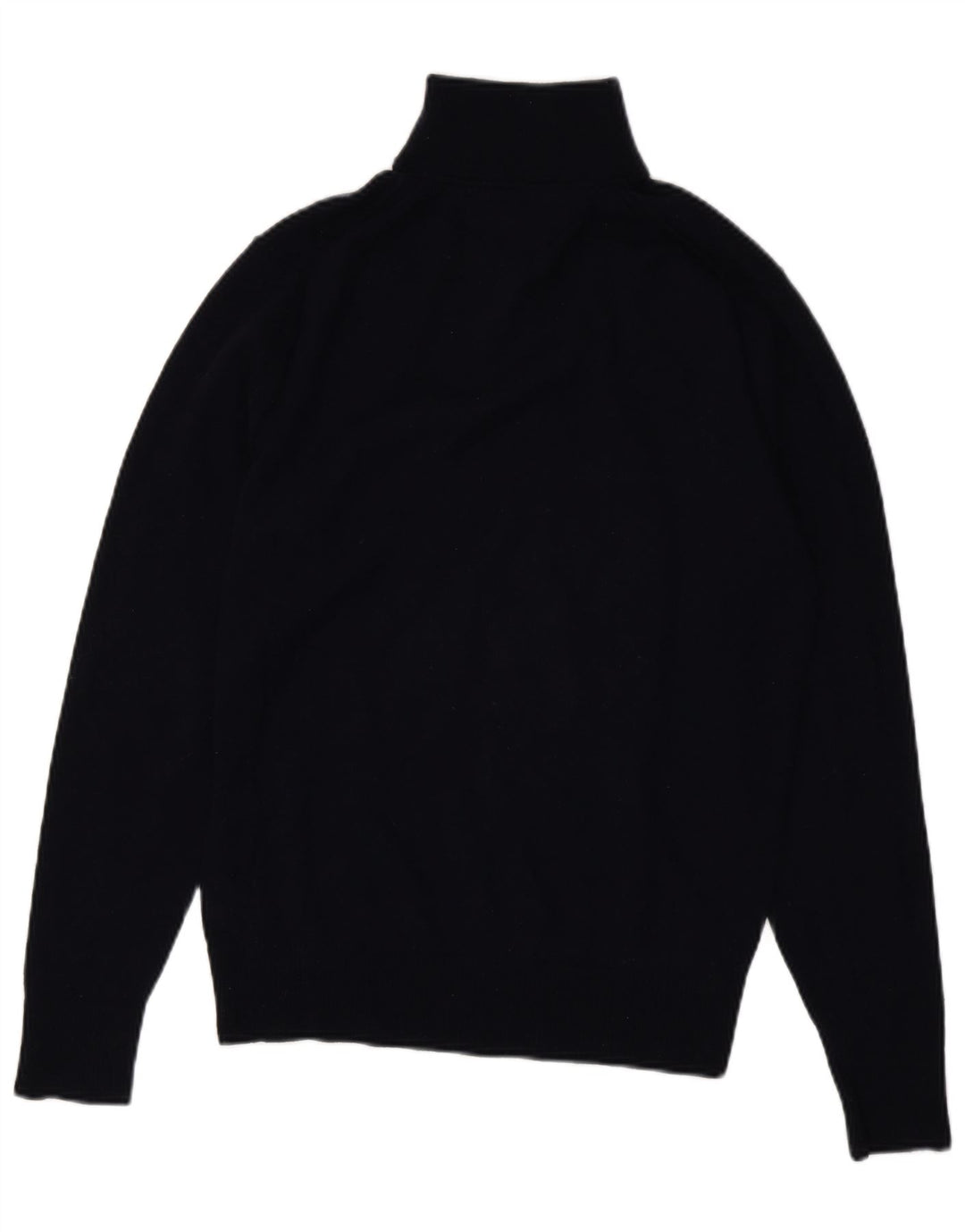 TOMMY HILFIGER Мужской джемпер с воротником на молнии, большой темно-синий свитер из овечьей шерсти