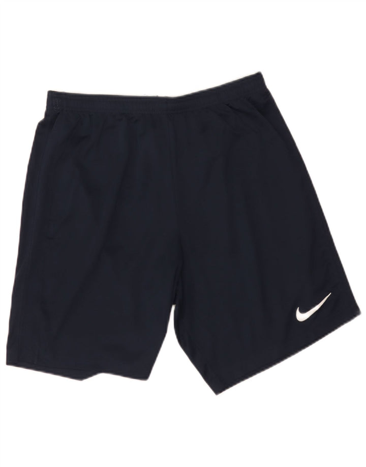Мужские спортивные шорты Nike Dri Fit, большие темно-синие, полиэстер