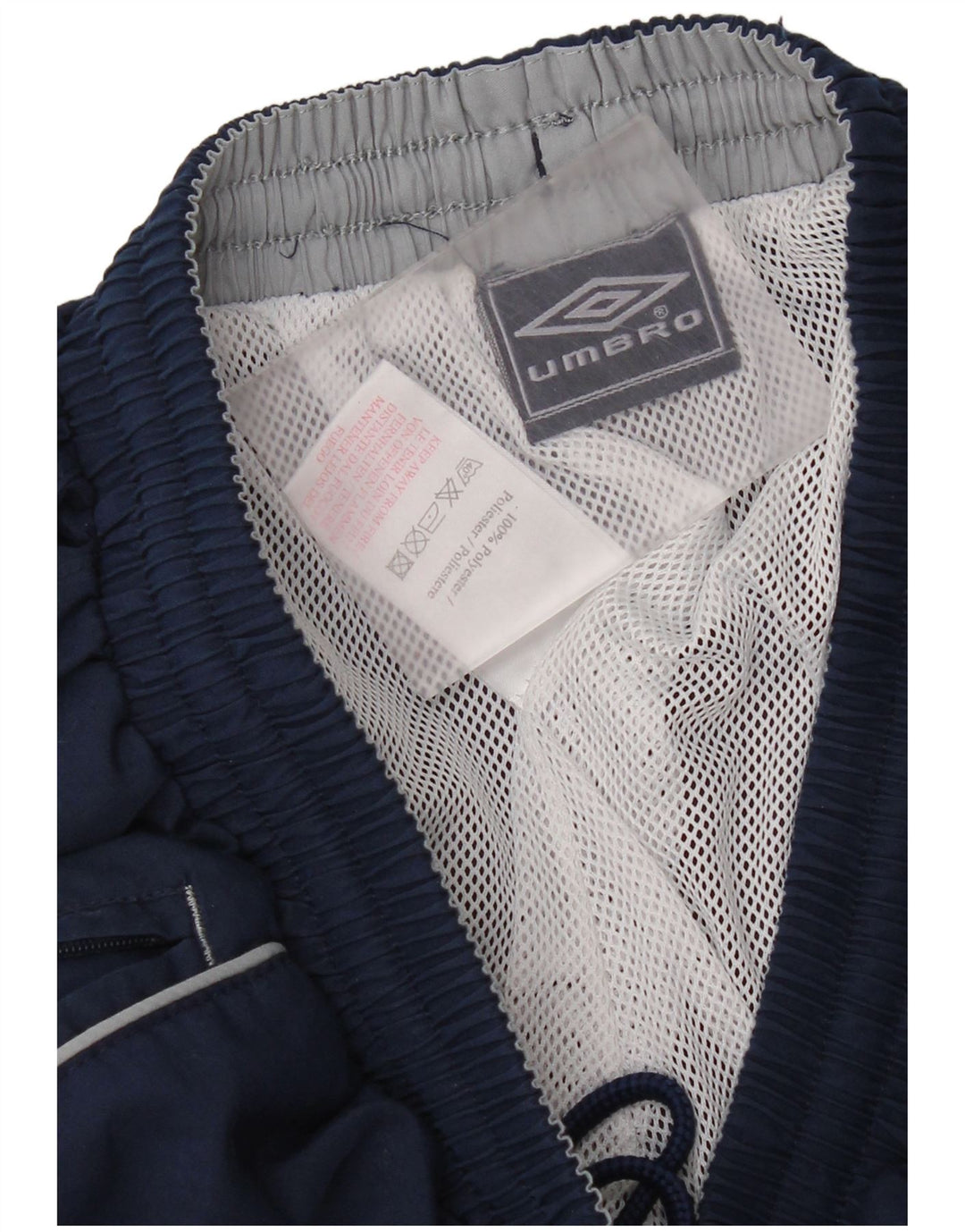 Umbro Мужские спортивные брюки среднего размера, темно-синие, полиэстер