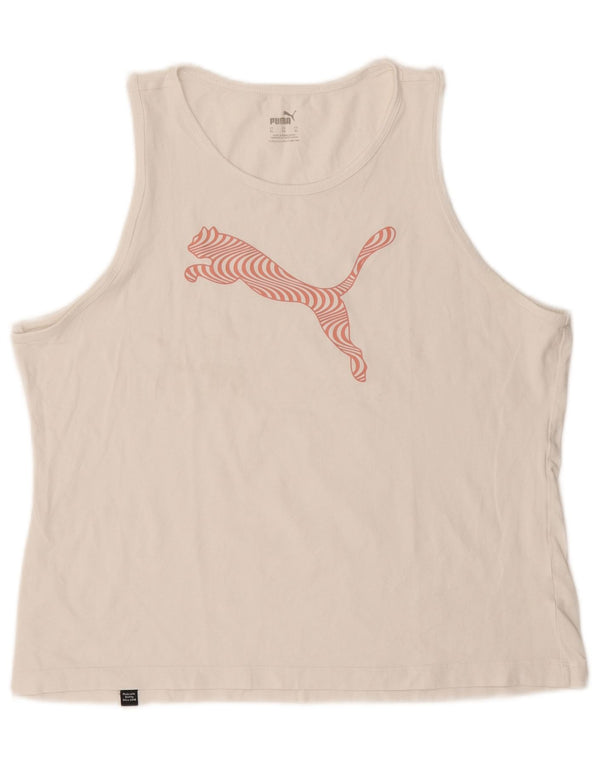 Женский жилет с рисунком Puma UK 18 XL Белый