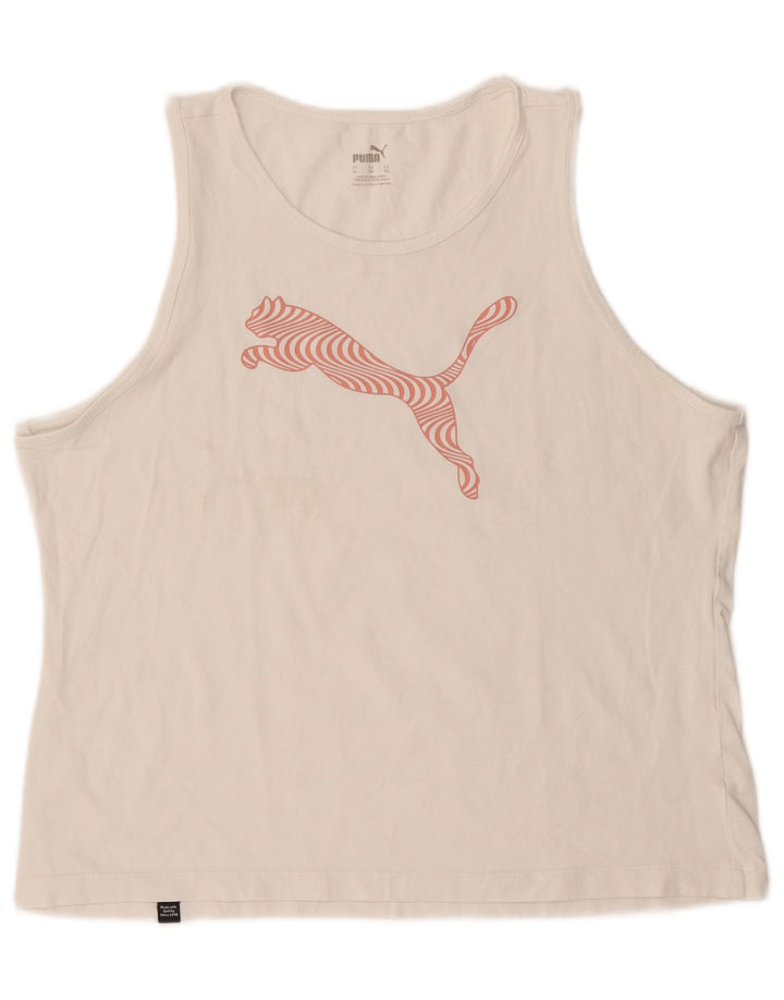 Женский жилет с рисунком Puma UK 18 XL Белый