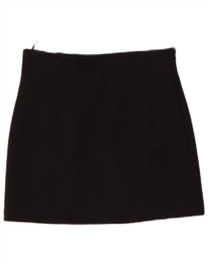 Женская мини-юбка Zara Medium W28, черный полиэстер