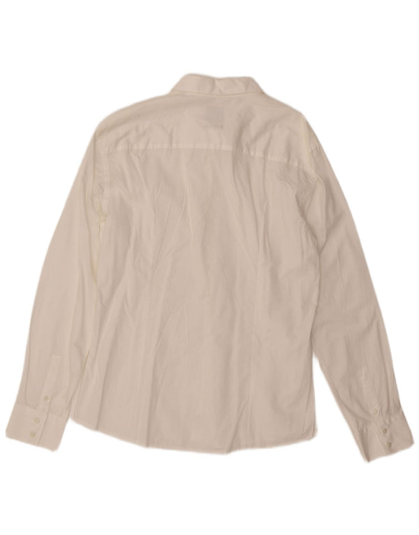 Мужская рубашка приталенного кроя CALVIN KLEIN XL белая