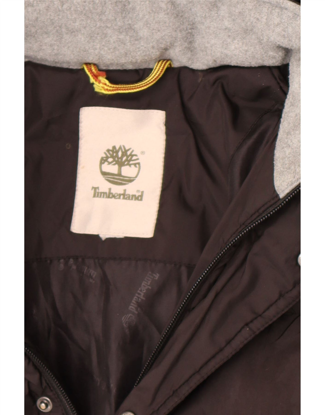 TIMBERLAND Утепленная куртка с капюшоном для мальчиков 10-11 лет Коричневая