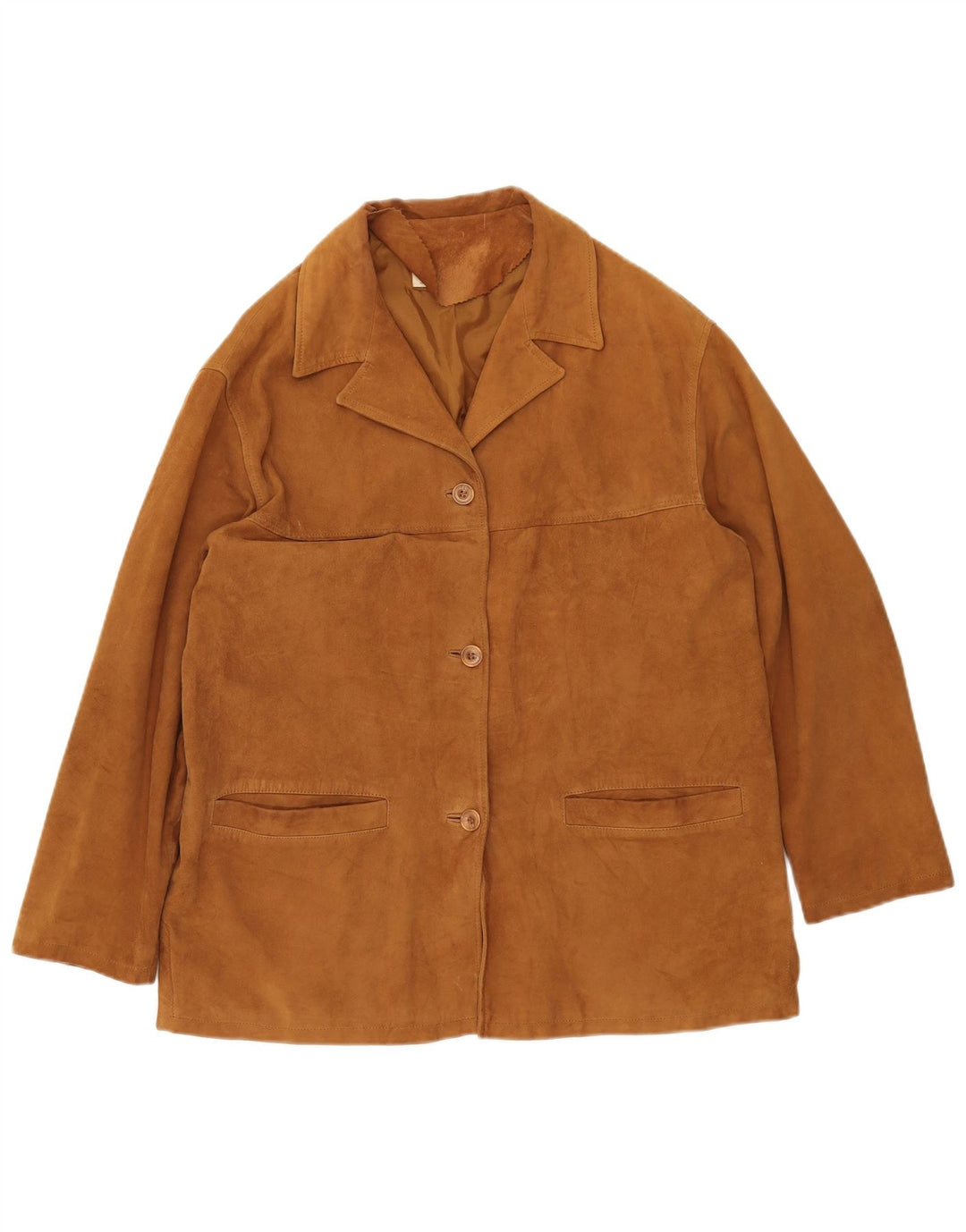 MASTERPELLE Женская замшевая куртка IT 48 XL Коричневая кожаная