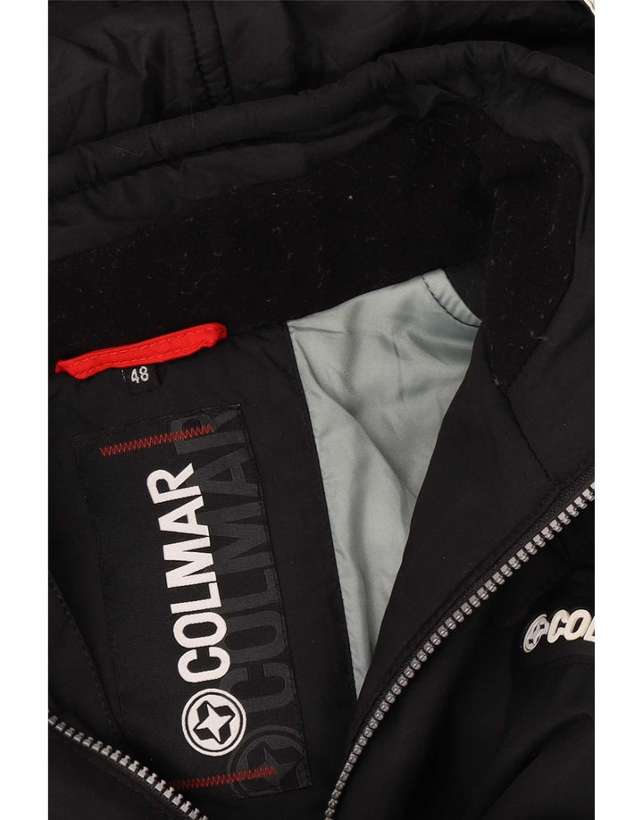 Мужская лыжная куртка Colmar с капюшоном IT 48 Medium Black Colorblock