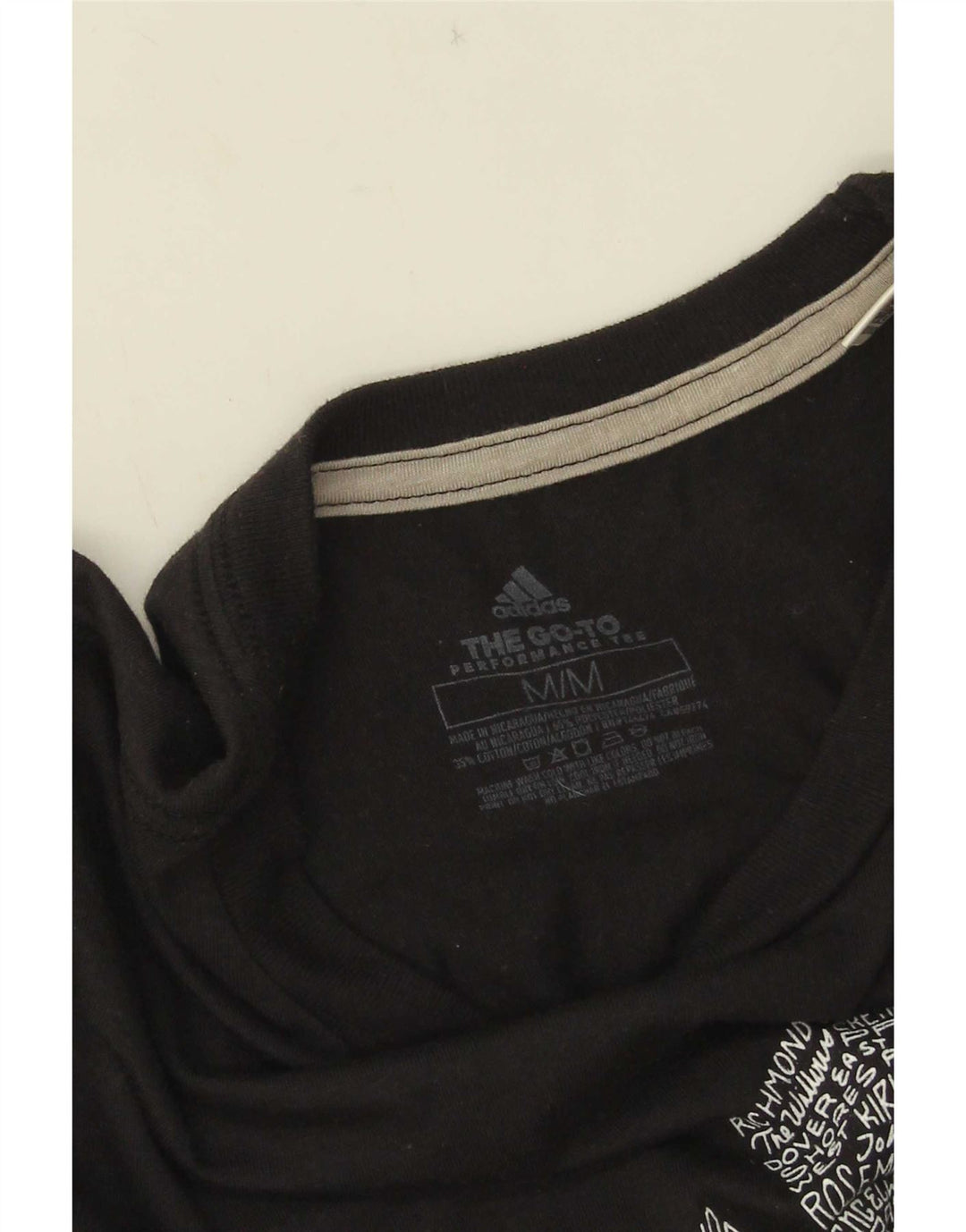 Мужская футболка Adidas Orlando с графическим принтом, средний черный полиэстер