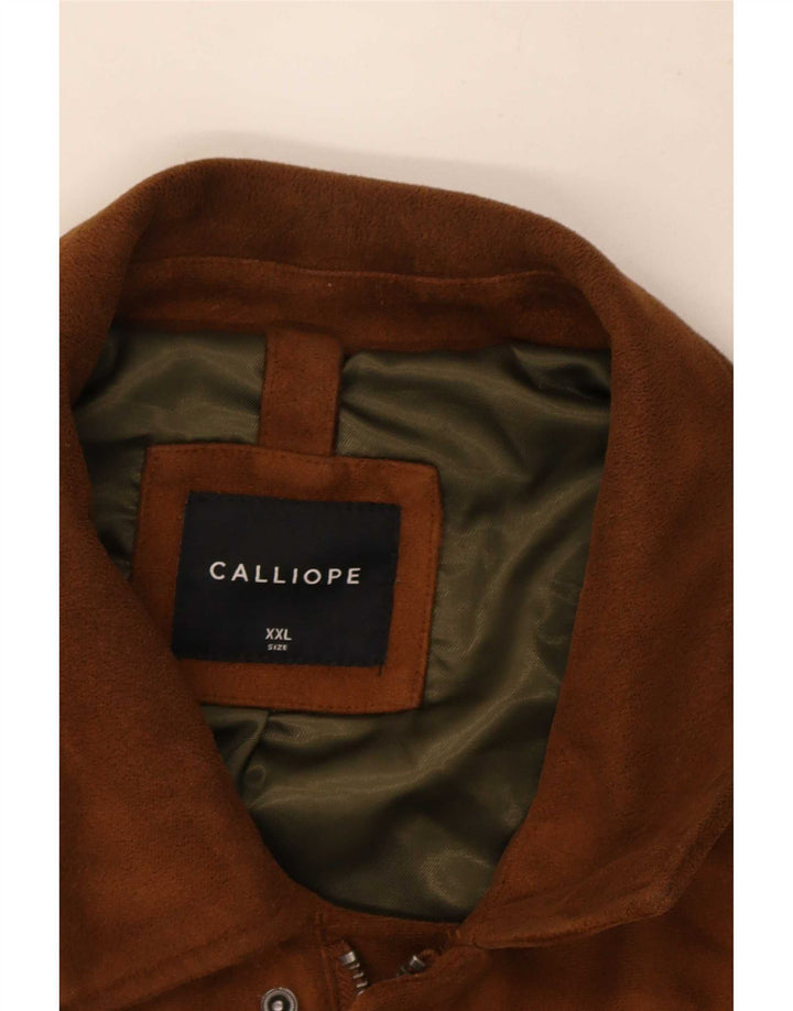 Мужская куртка-бомбер Calliope UK 44 2XL Коричневый