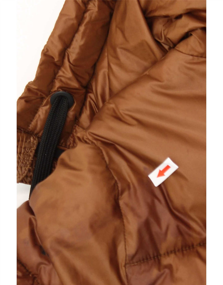 Replay Женская стеганая куртка оверсайз UK 6 XS Brown