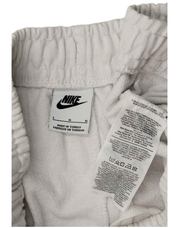 Мужские спортивные брюки Nike, большие белые хлопковые брюки для бега