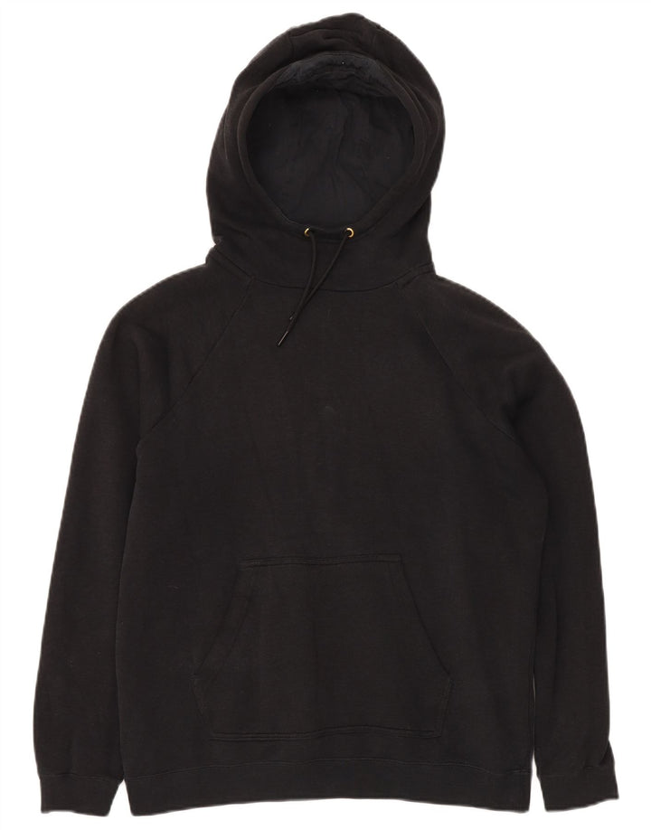 Мужской джемпер с капюшоном NIKE, средний черный, хлопок