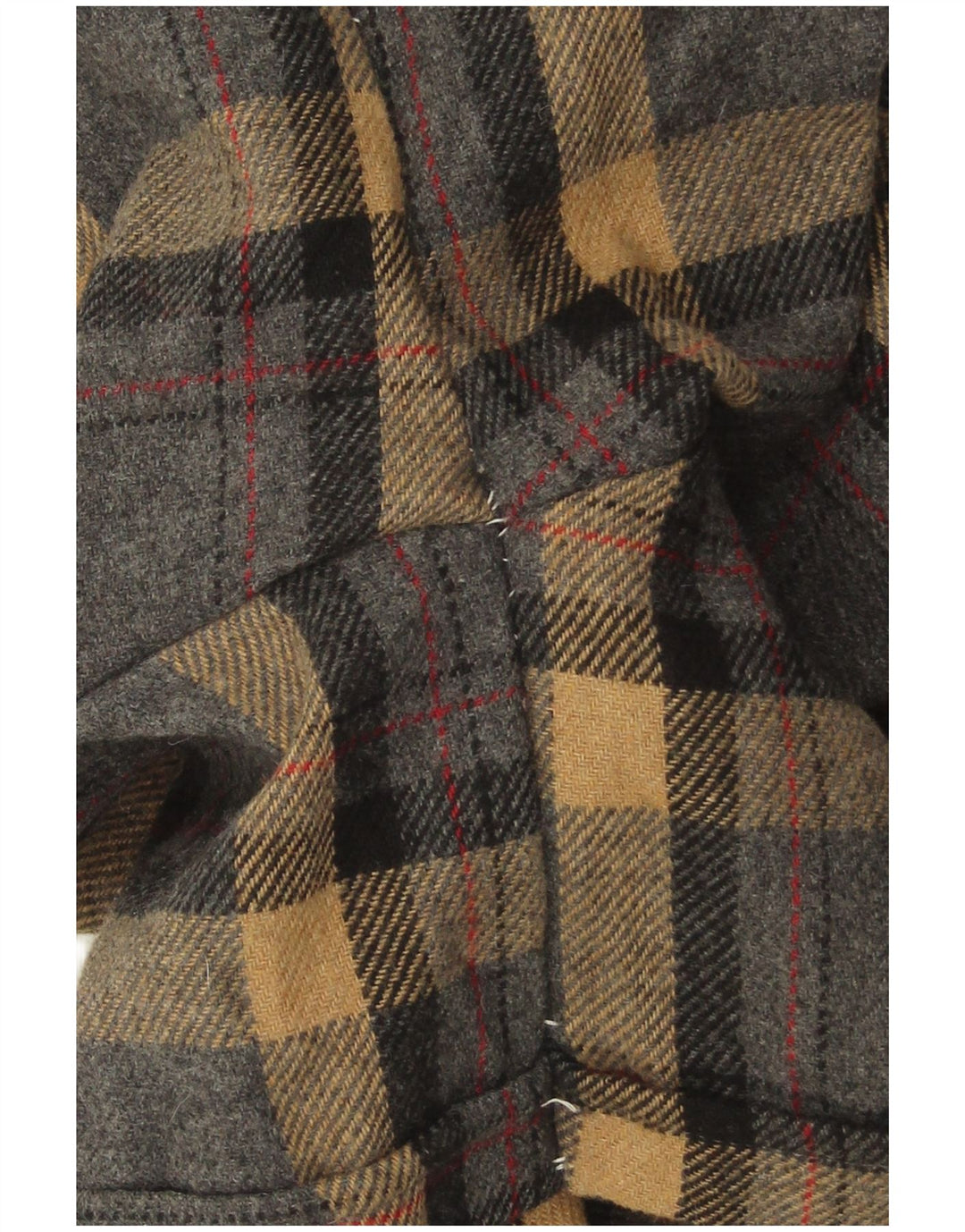 Женские широкие шорты чинос VINTAGE IT 42 Medium W28 Серые в клетку