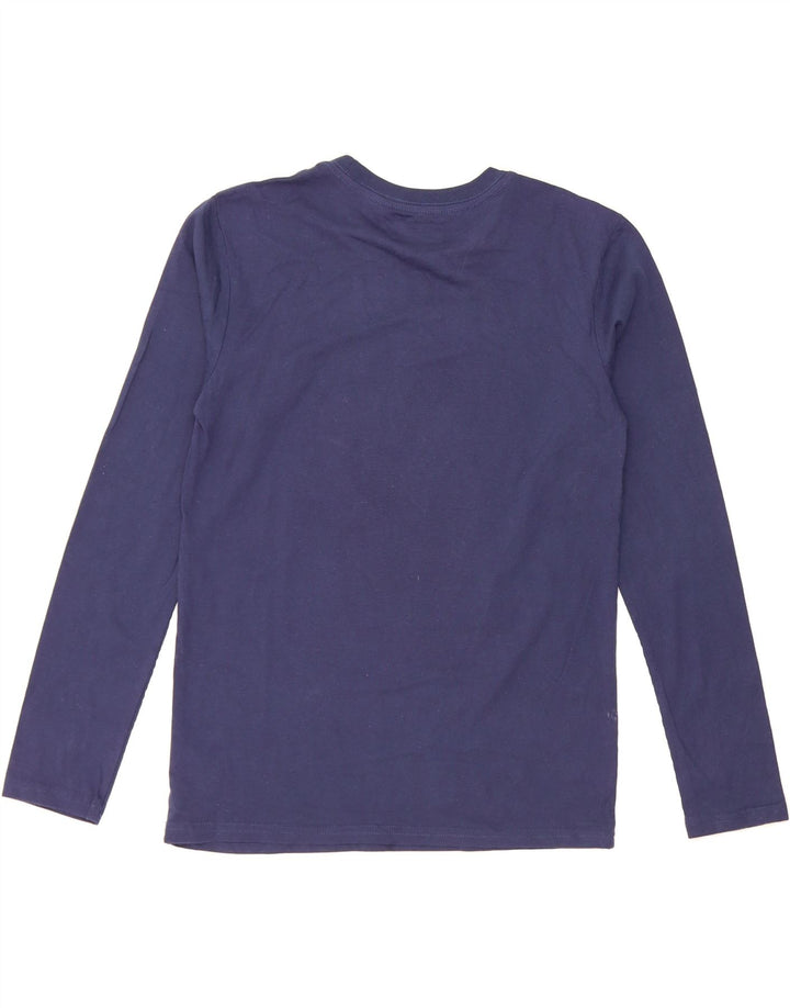 EDDIE BAUER Boys Graphic Top Long Sleeve 14-15 Years Large Navy Blue Vintage Eddie Bauer and Second-Hand Eddie Bauer from Messina Hembry 