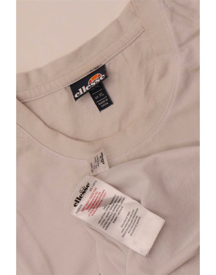 Мужская футболка Ellesse Top XL, белый хлопок