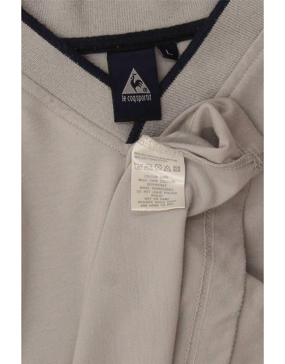 Мужская футболка Le Coq Sportif, большой серый полиэстер