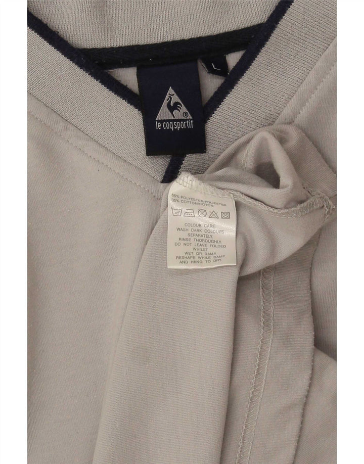 Мужская футболка Le Coq Sportif, большой серый полиэстер