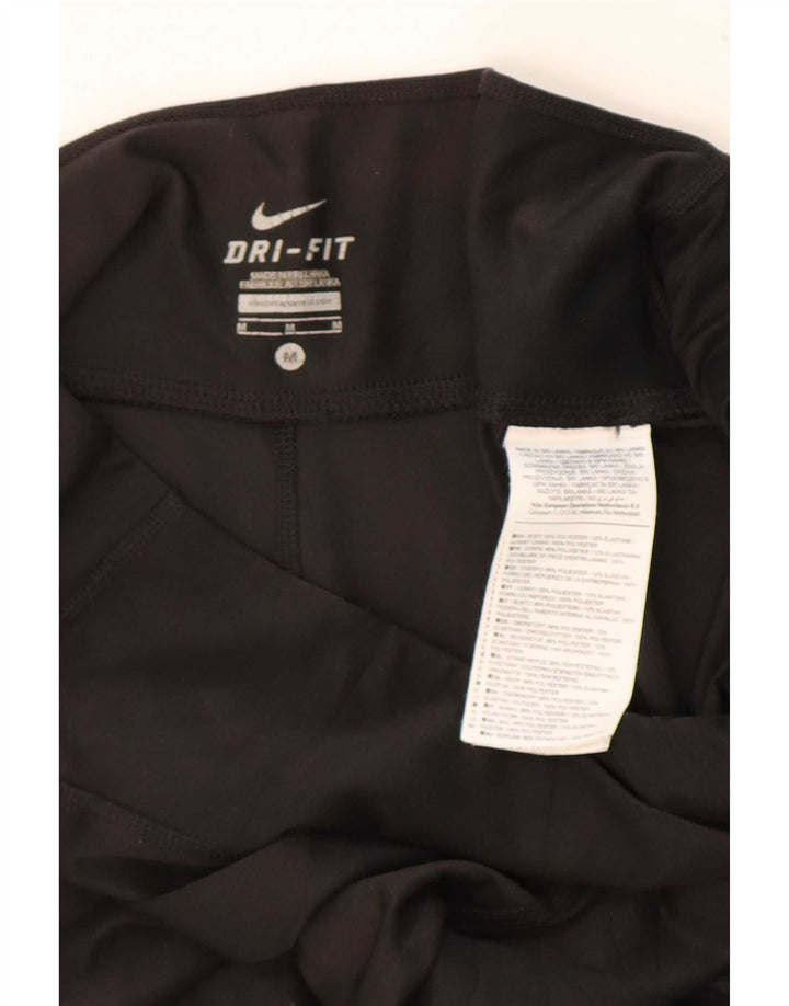 Женские спортивные брюки Nike Dri Fit UK 14, средний черный полиэстер