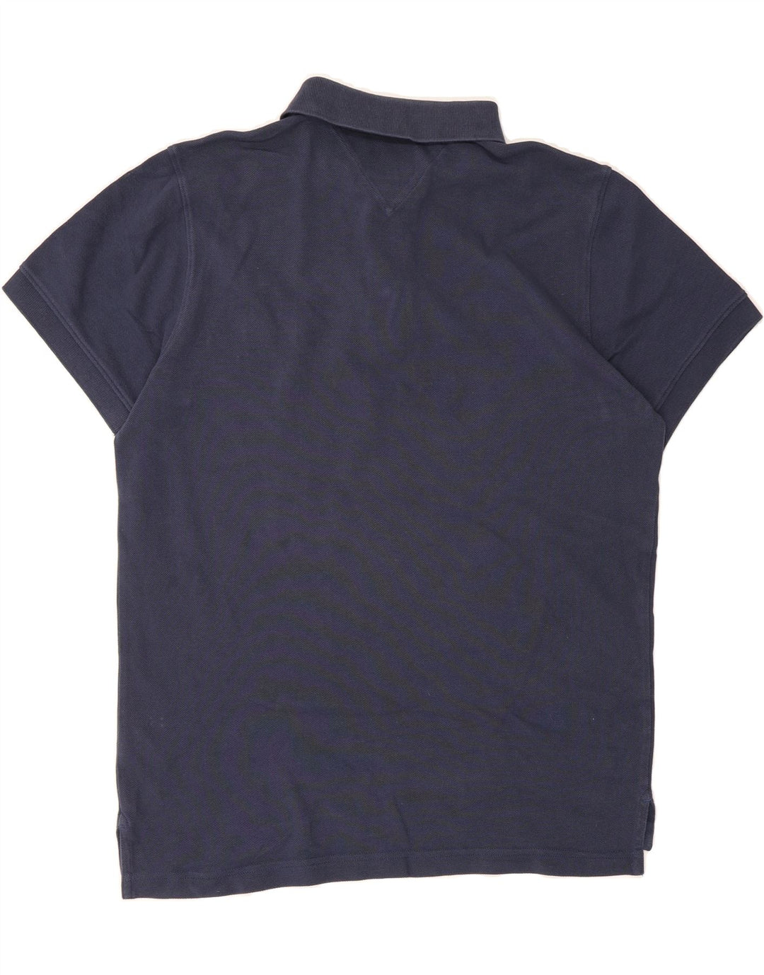 TOMMY HILFIGER Mens Polo Shirt Medium Navy Blue Cotton Vintage Tommy Hilfiger and Second-Hand Tommy Hilfiger from Messina Hembry 