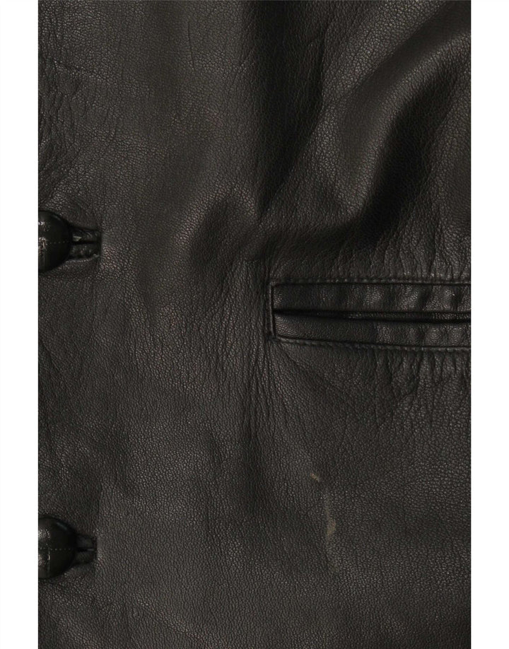 Мужская кожаная куртка Milan UK 38 Medium Black Classic