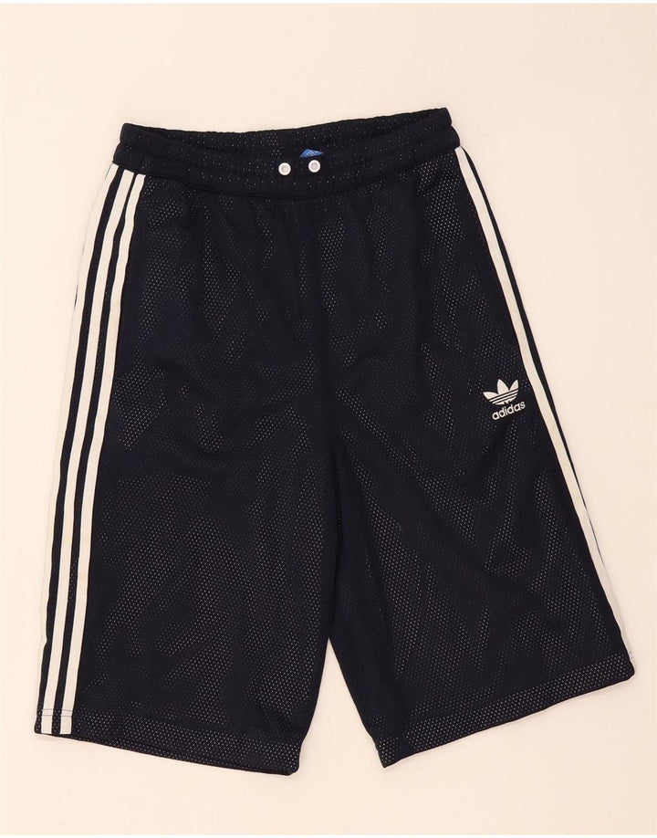 Мужские спортивные шорты Adidas, маленькие, темно-синие, полиэстер