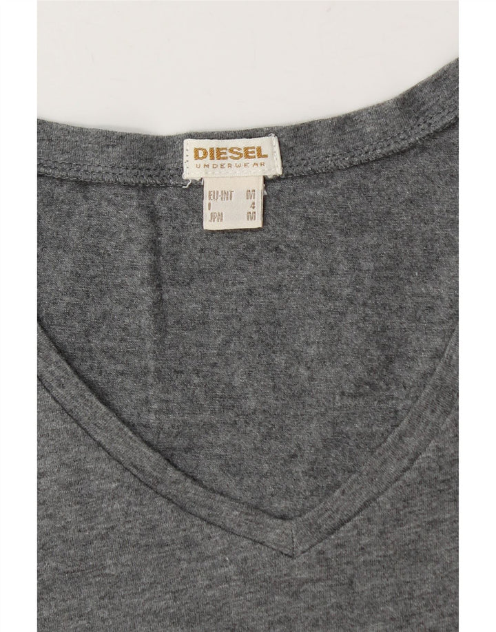 Женская футболка DIESEL Top UK 12 Medium Grey