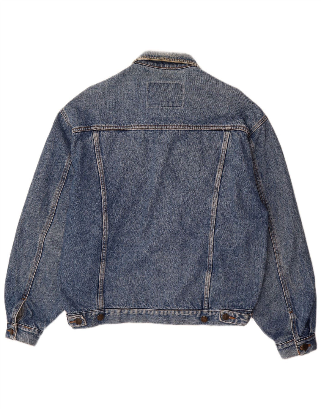 Мужская джинсовая куртка Casucci UK 38, средний синий хлопок