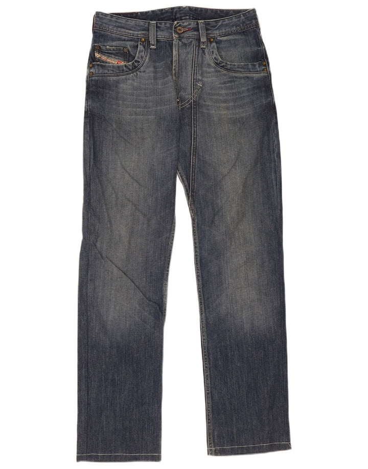 Мужские прямые джинсы Diesel W29 L32 синие, хлопок